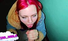 Wideo POV z face fuckingiem i spermą w ustach od dziewczyny