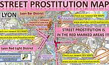 Európske dievčatá a tínedžerské prostitútky v Lyone vo Francúzsku