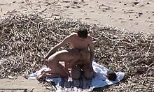 Amateur nudist porn featuring a blond-haired slut