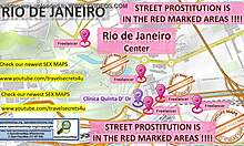 Χάρτης σεξ του Ρίο ντε Τζανέιρο με σκηνές εφήβων και πόρνων