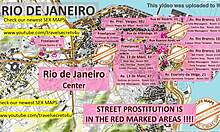 خريطة الجنس في ريو دي جانيرو مع مشاهد للمراهقين والبغايا